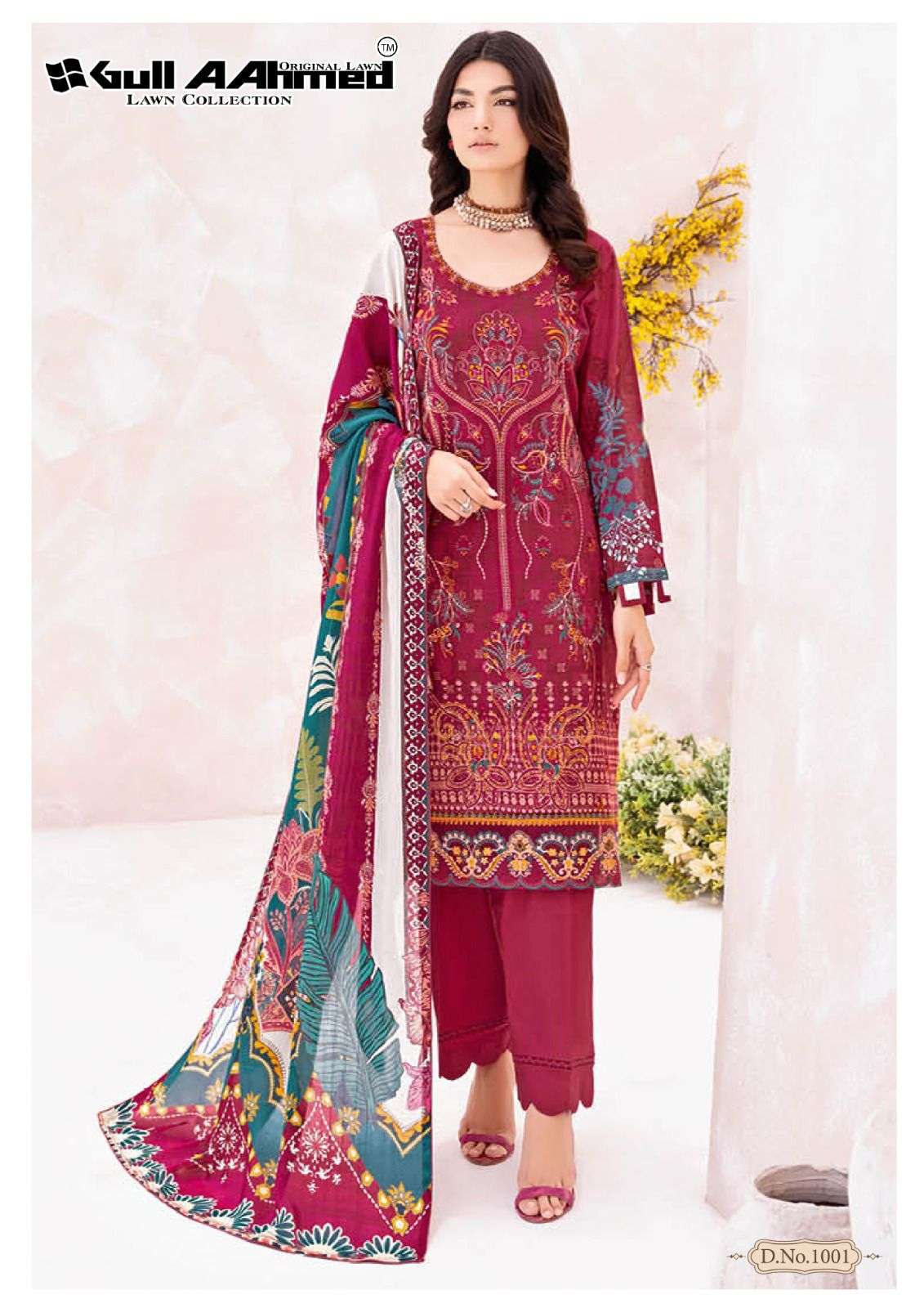 GULL AAHMED AZURE  LUXURY LAWN COLLECTION 