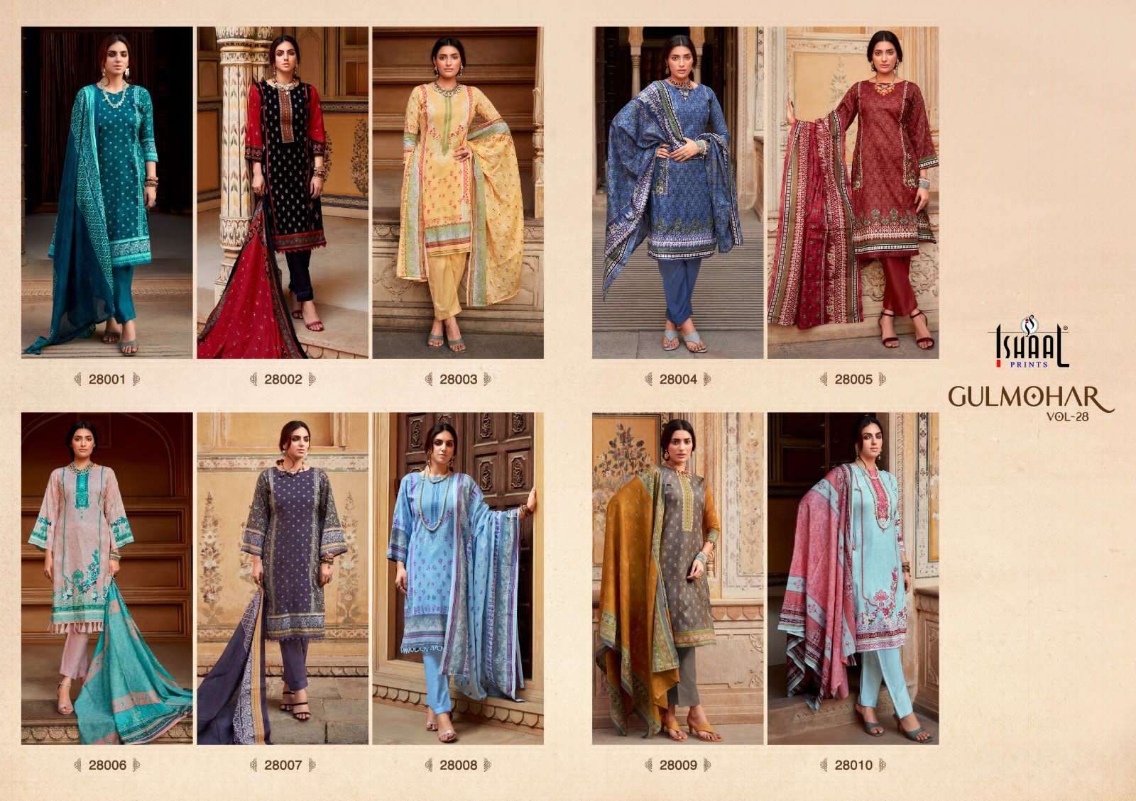 ISHAAL PRINTS GULMOHAR VOL 28 