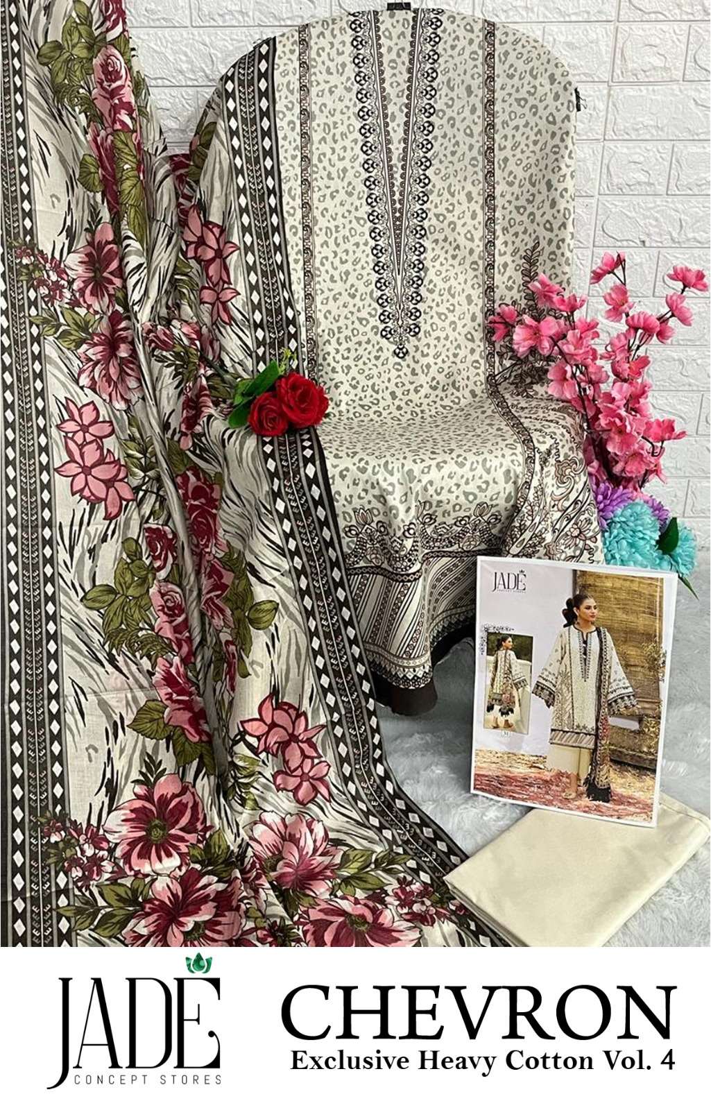 JADE CHEVRON EXCLUSIVE HEAVY COTTON VOL 4
