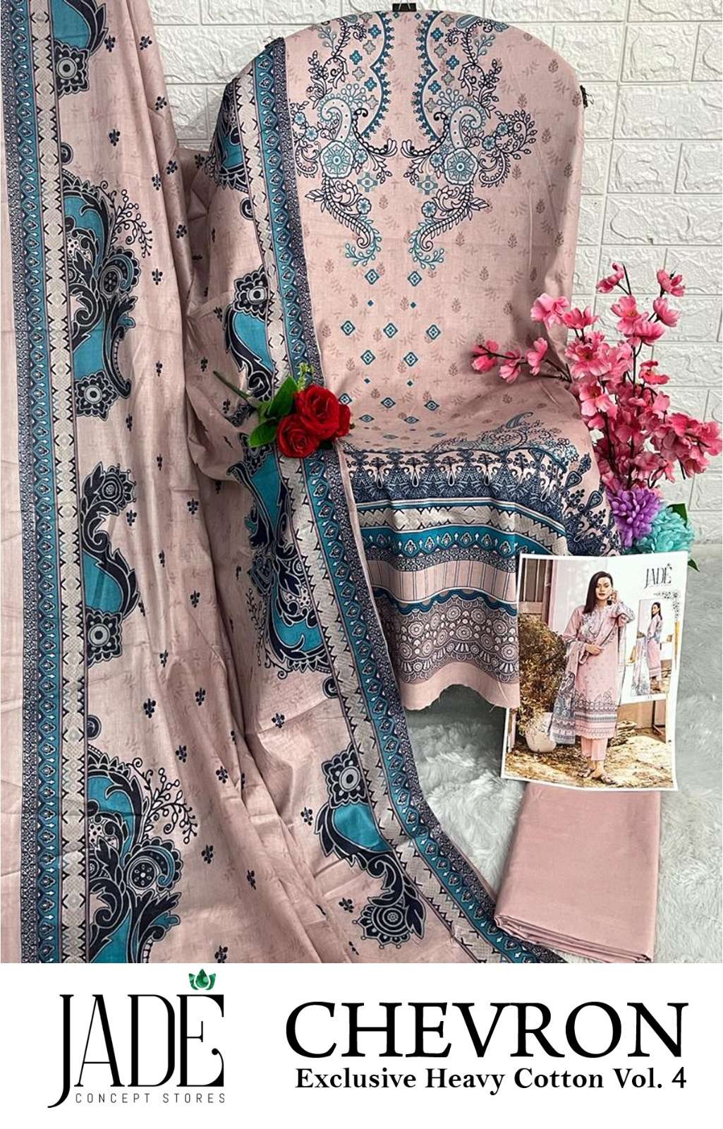 JADE CHEVRON EXCLUSIVE HEAVY COTTON VOL 4