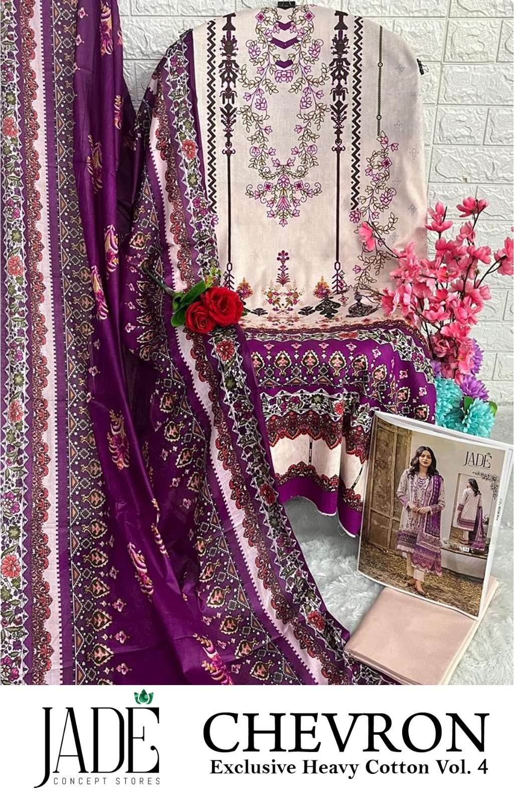 JADE CHEVRON EXCLUSIVE HEAVY COTTON VOL 4