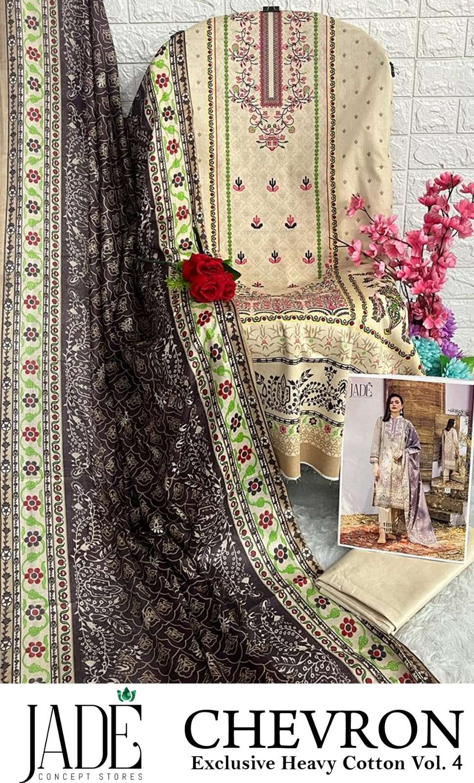 JADE CHEVRON EXCLUSIVE HEAVY COTTON VOL 4
