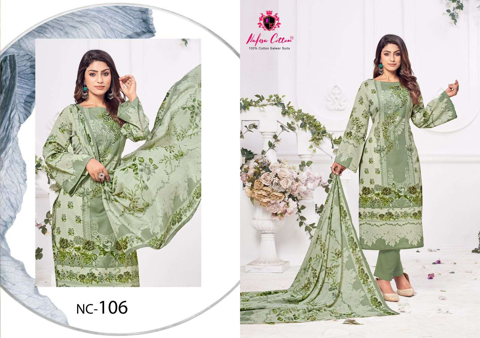 NAFISA COTTON ANDAAZ KARACHI SUITS