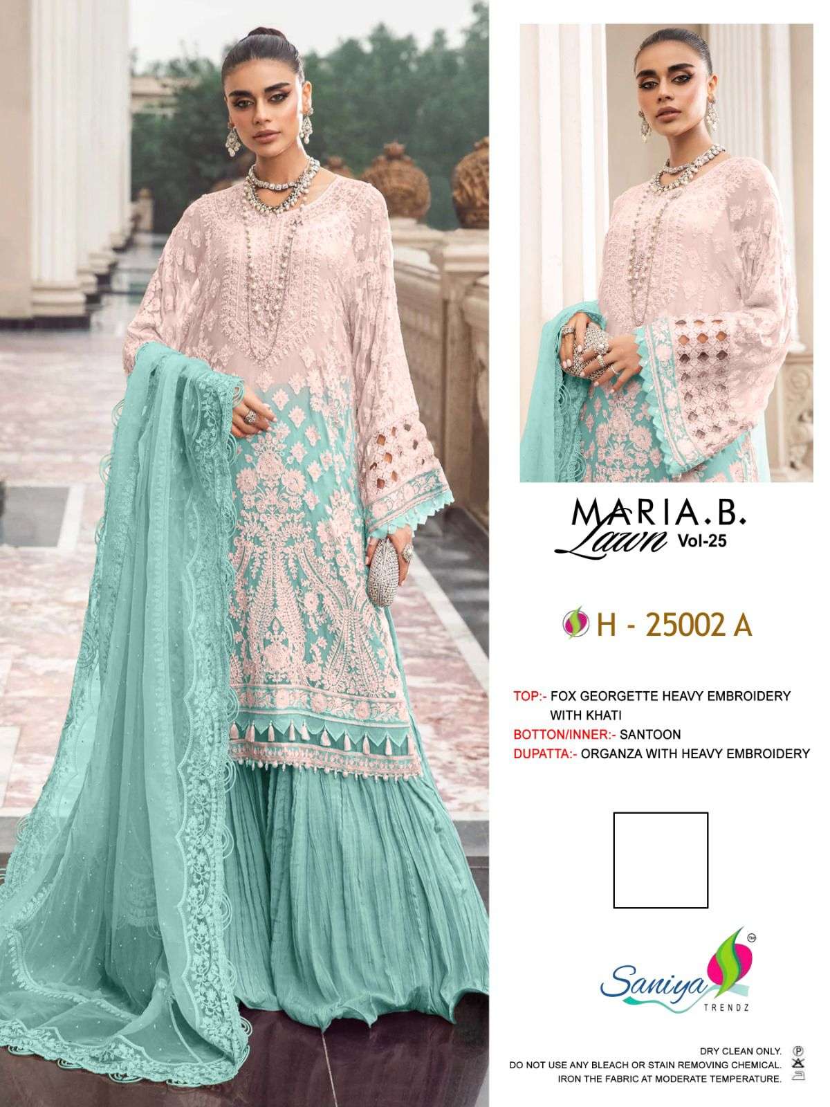 SANIYA TRENDZ MARIA B LAWN VOL 25