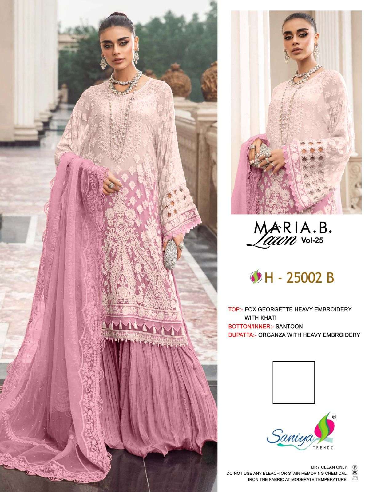 SANIYA TRENDZ MARIA B LAWN VOL 25