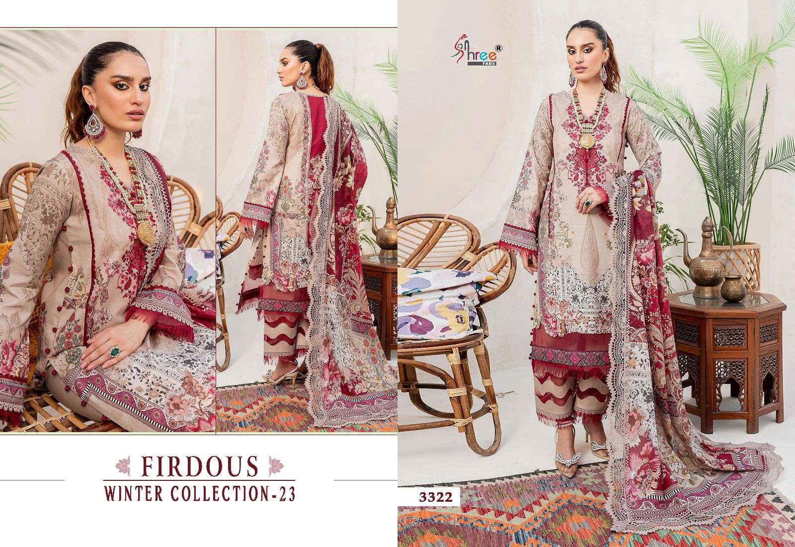 SHREE FABS FIRDOUS WINTER COLLECTION 23