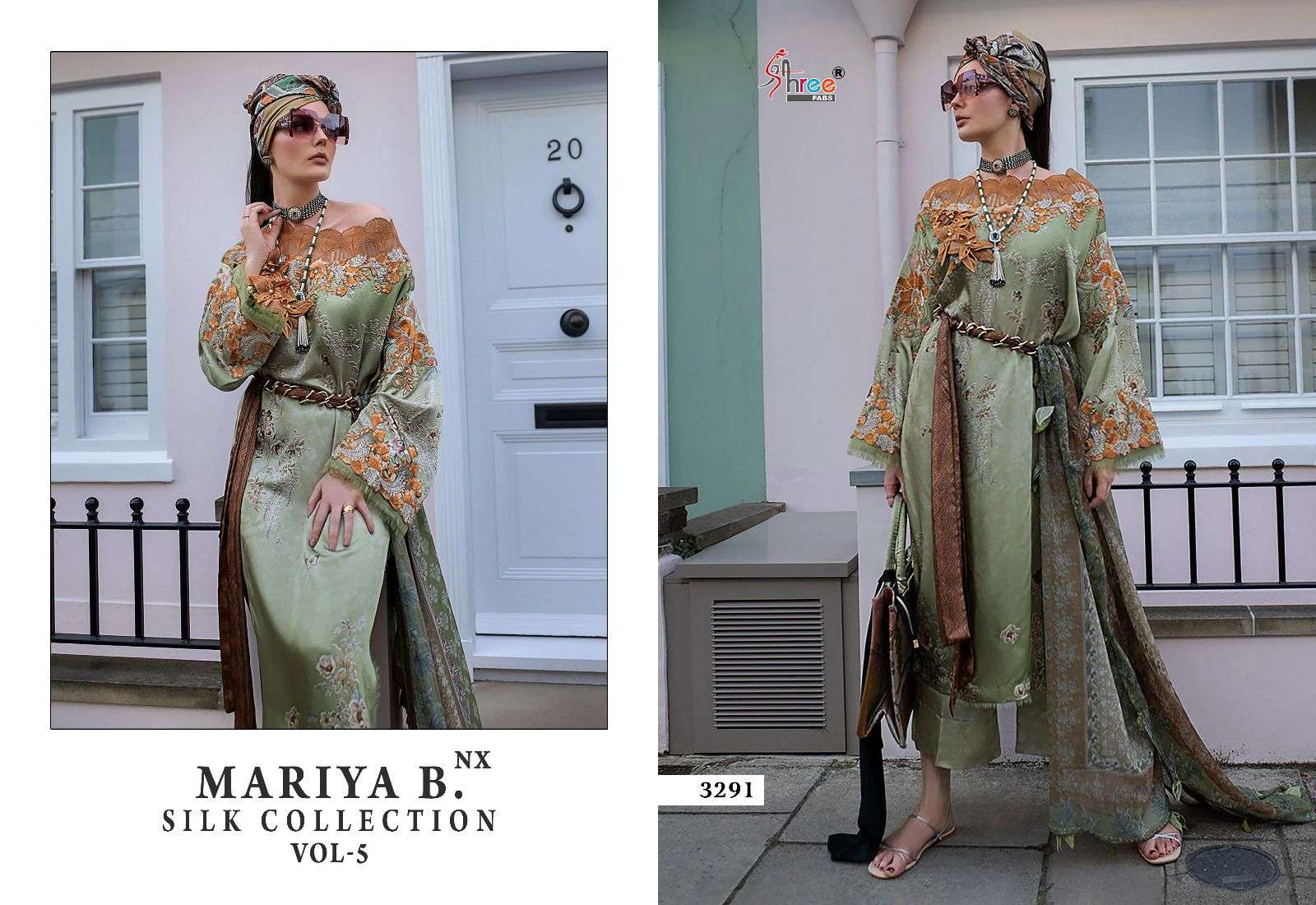 SHREE FABS MARIA B SILK COLLECTION VOL 5 NX