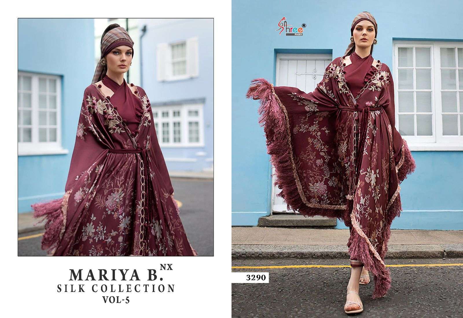 SHREE FABS MARIA B SILK COLLECTION VOL 5 NX