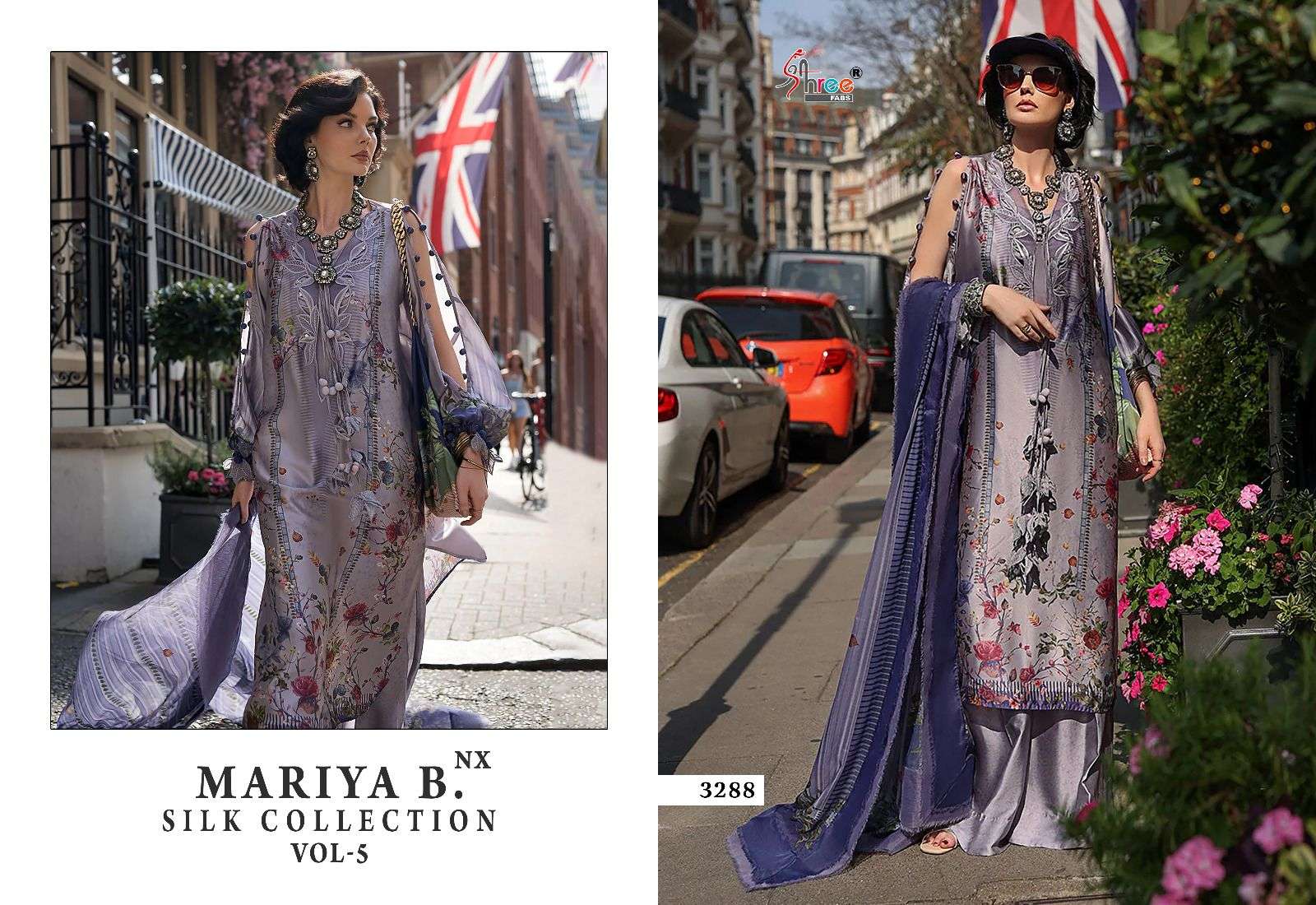 SHREE FABS MARIA B SILK COLLECTION VOL 5 NX