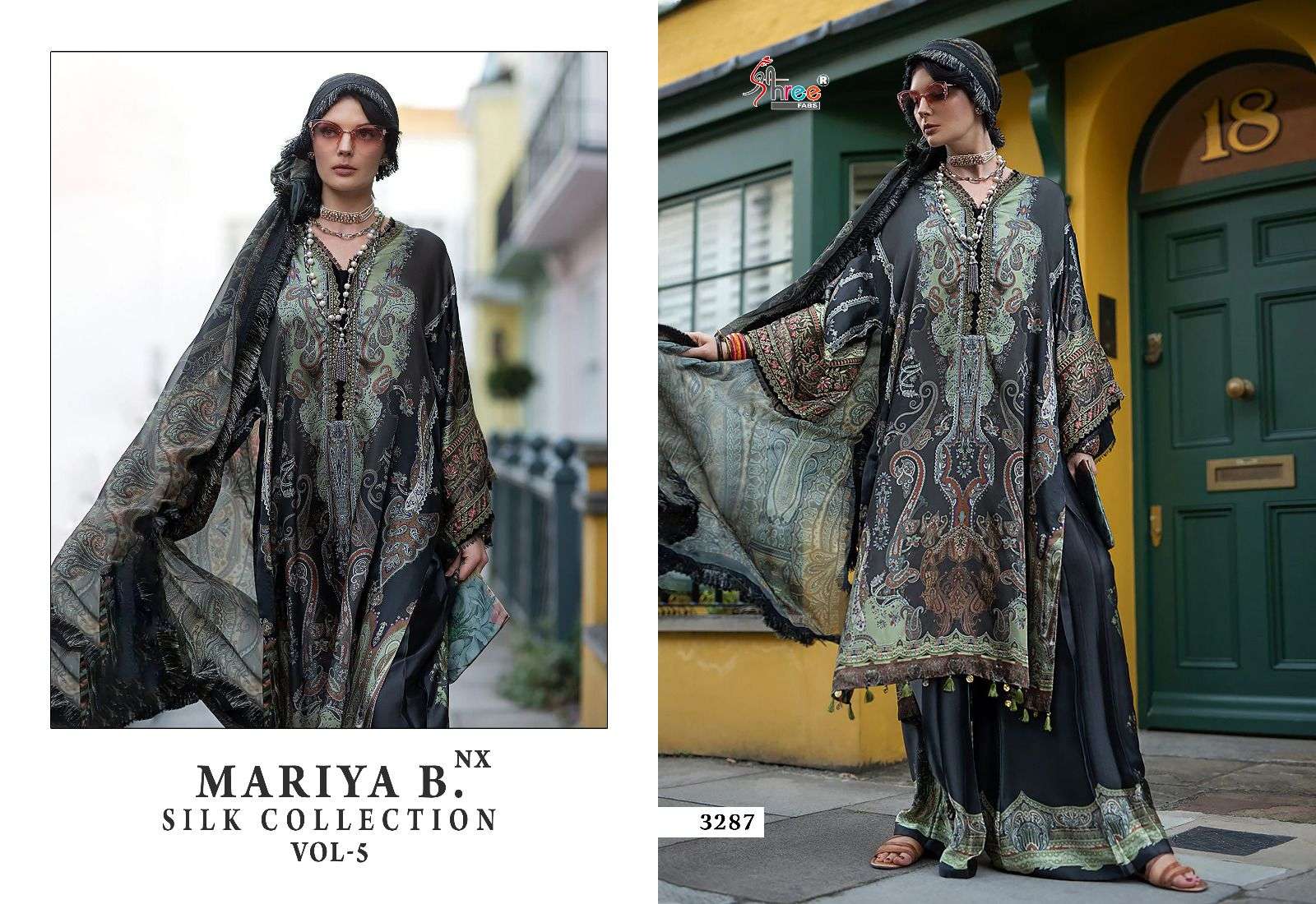 SHREE FABS MARIA B SILK COLLECTION VOL 5 NX