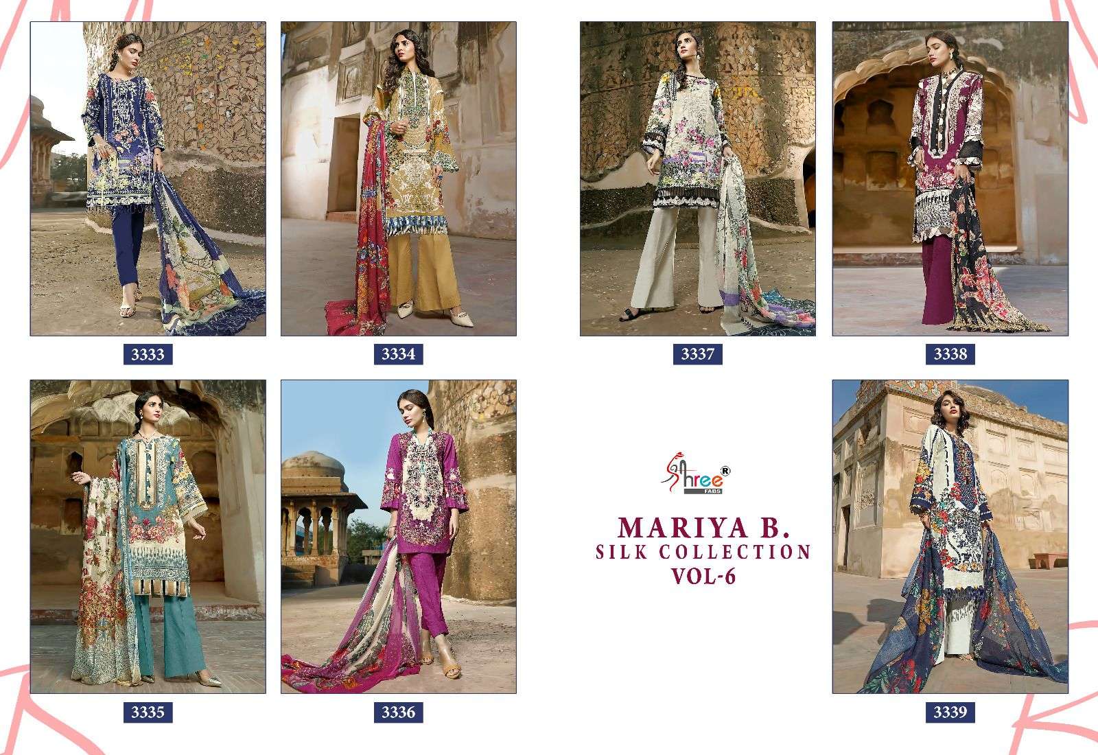 SHREE FABS MARIA B SILK COLLECTION VOL 6
