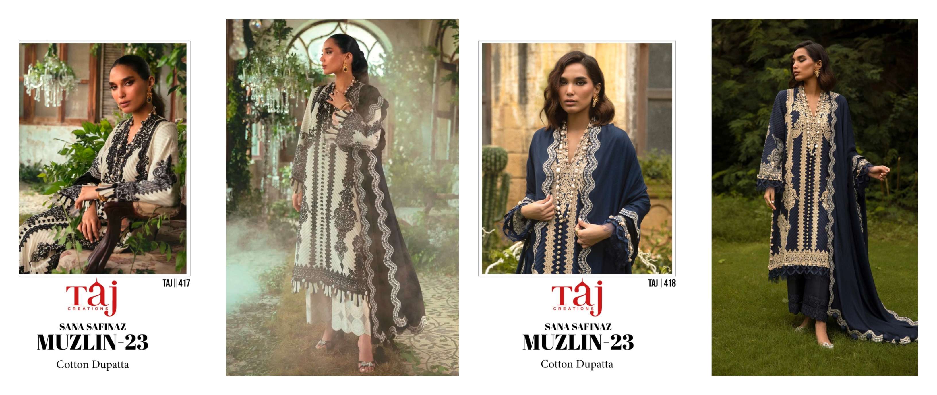 TAJ CREATION SANA SAFINAZ MUZLIN 23