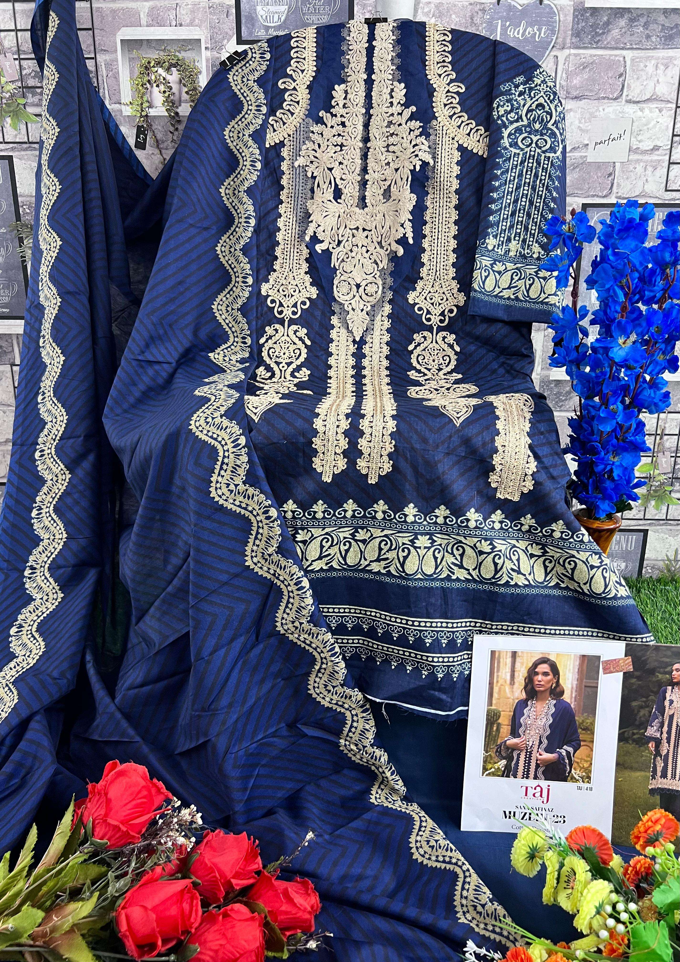 TAJ CREATION SANA SAFINAZ MUZLIN 23