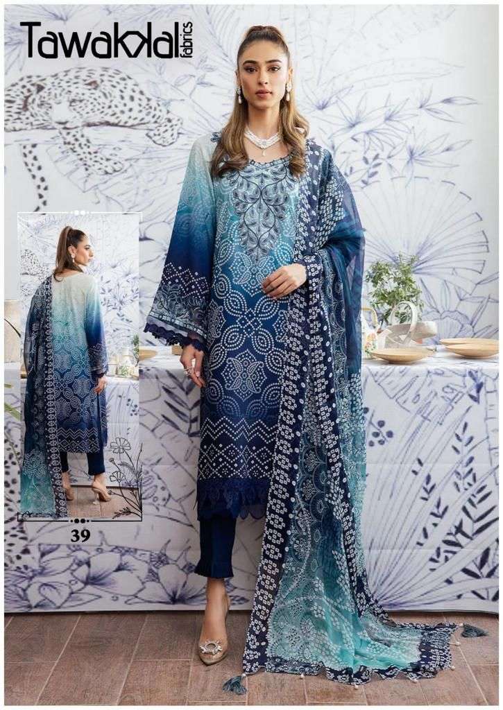 TAWAKKAL FABRICS MEHROZ LUXURY HEAVY COTTON COLLECTION VOL 4 