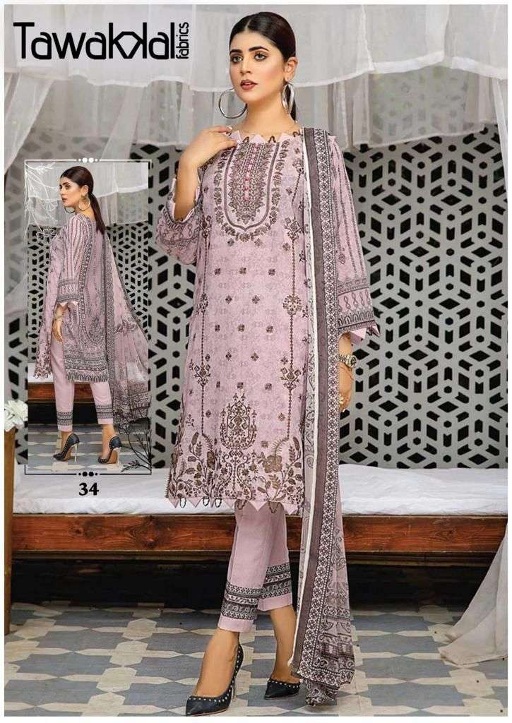 TAWAKKAL FABRICS MEHROZ LUXURY HEAVY COTTON COLLECTION VOL 4 