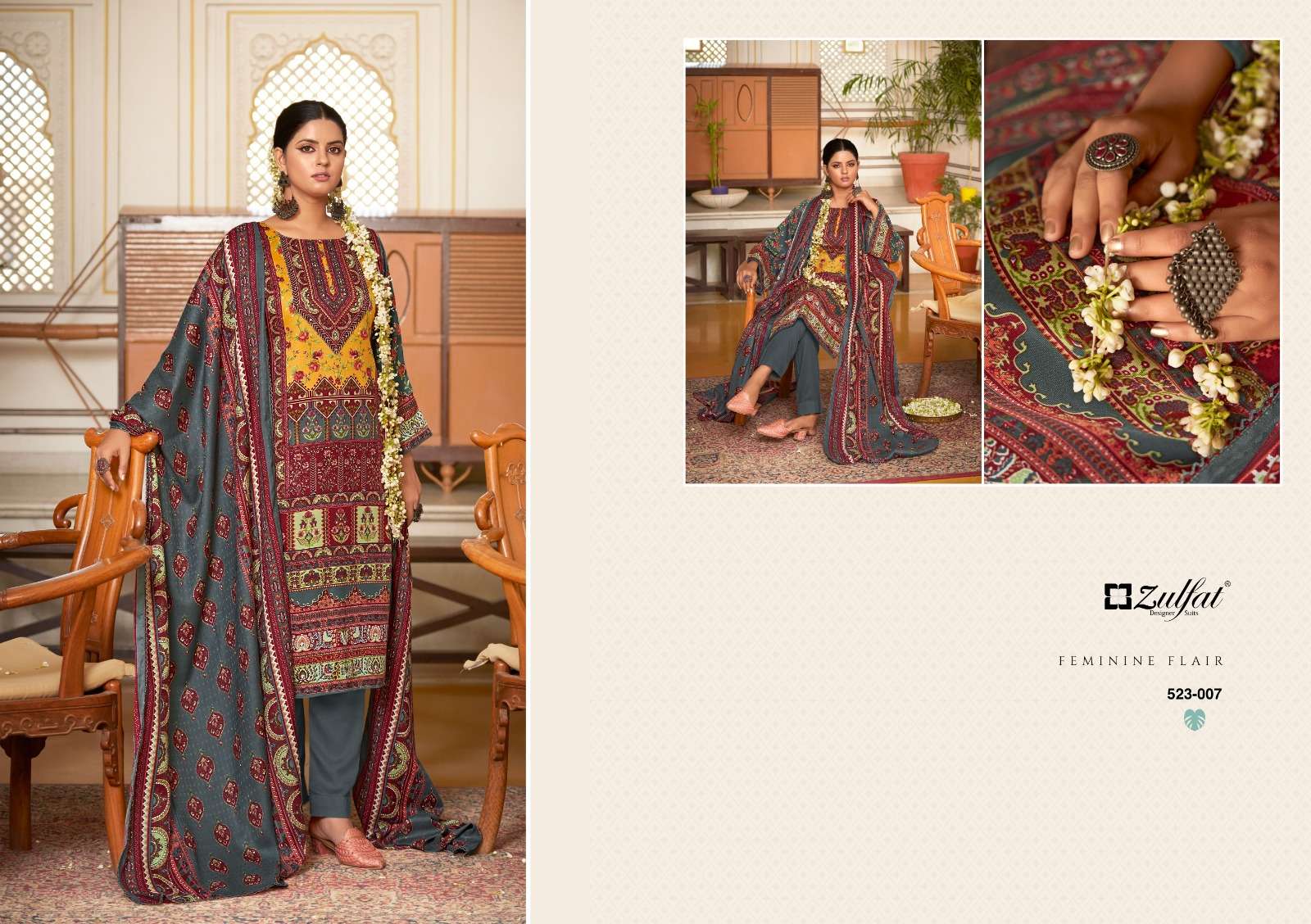 ZULFAT DESIGNER SUITS WAHIDA
