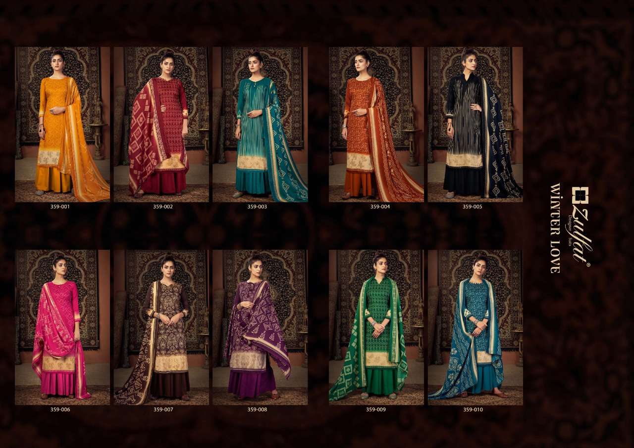ZULFAT DESIGNER SUITS WINTER LOVE