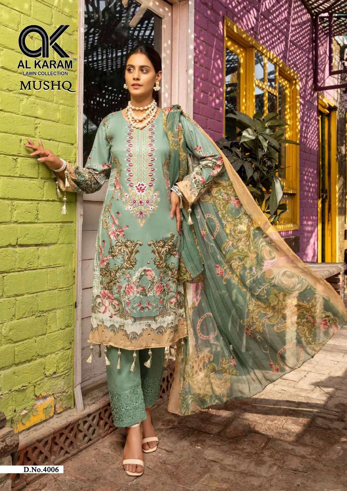 AL KARAM MUSHQ COTTON DUPATTA VOL 4 