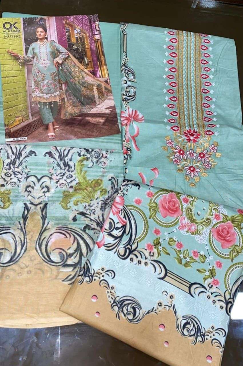 AL KARAM MUSHQ COTTON DUPATTA VOL 4 