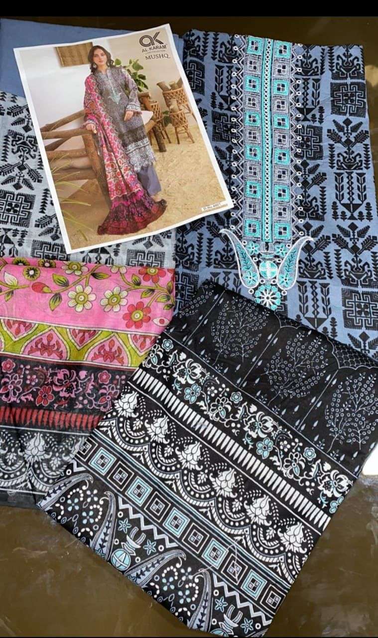 AL KARAM MUSHQ COTTON DUPATTA VOL 4 