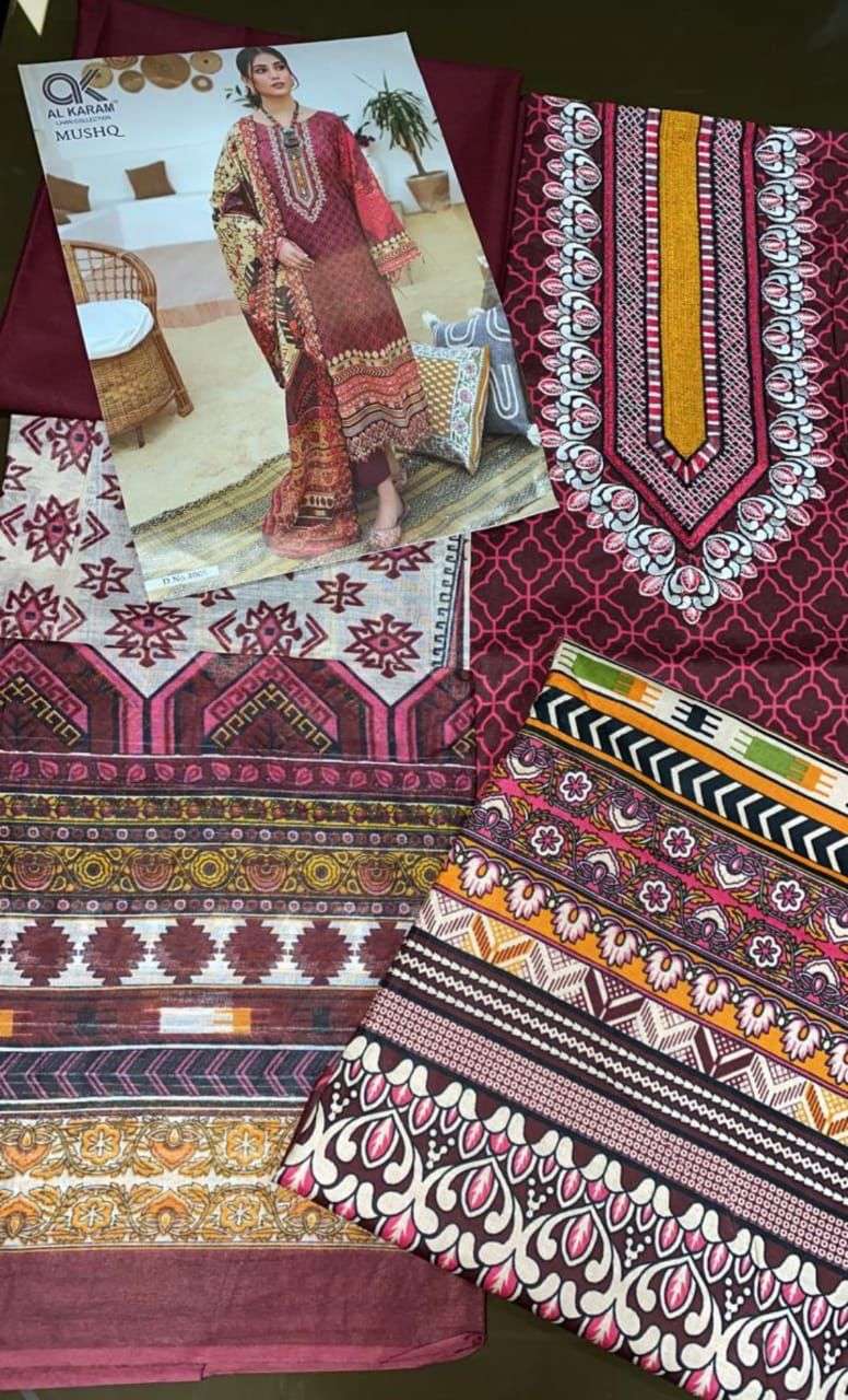 AL KARAM MUSHQ COTTON DUPATTA VOL 4 