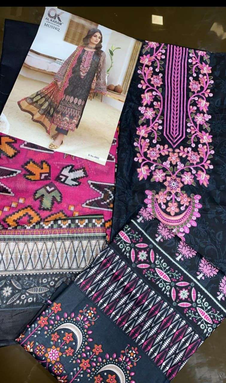 AL KARAM MUSHQ COTTON DUPATTA VOL 4 