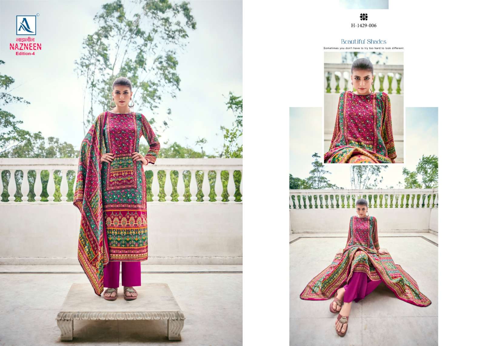 ALOK SUITS NAZNEEN VOL 4