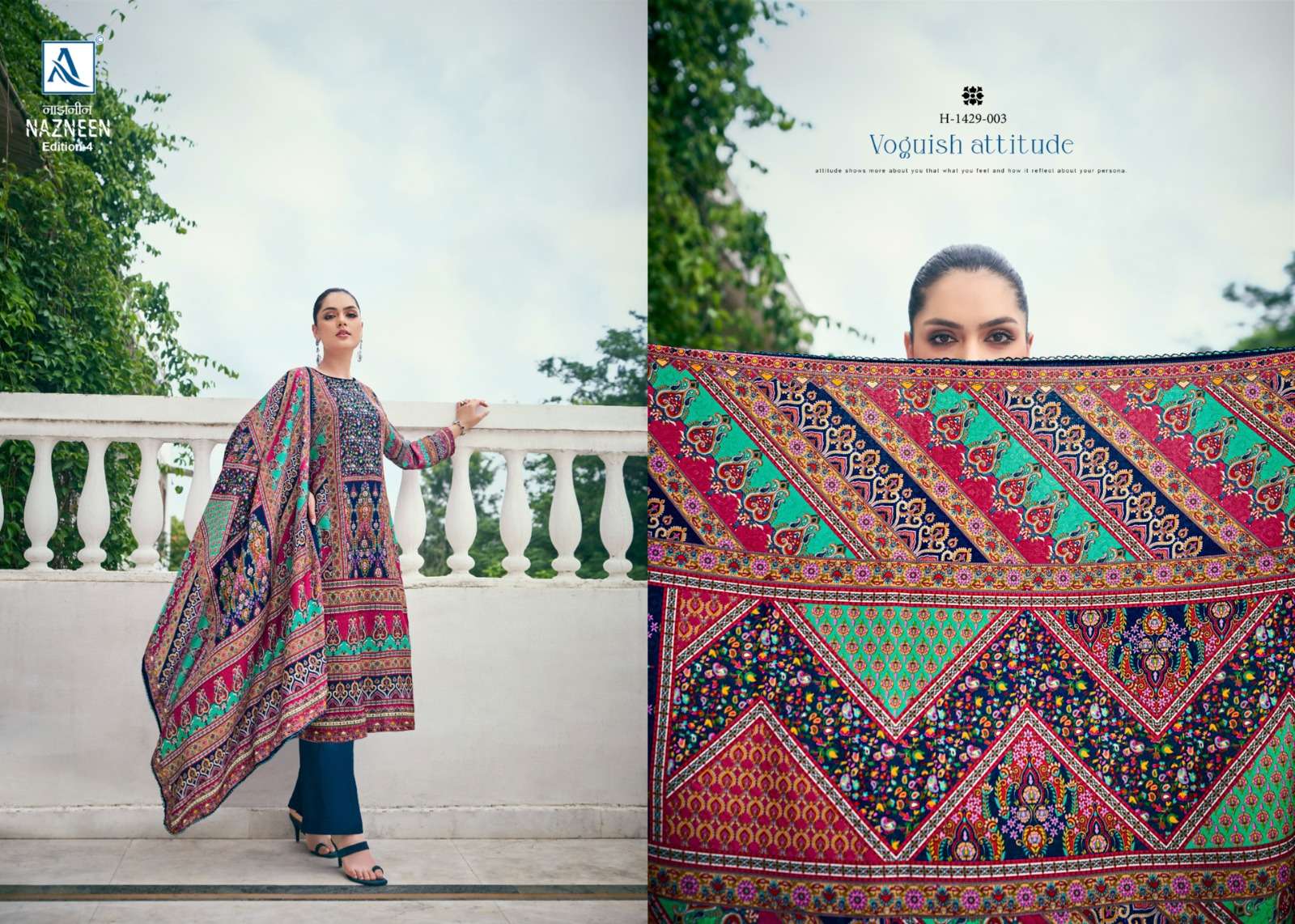 ALOK SUITS NAZNEEN VOL 4