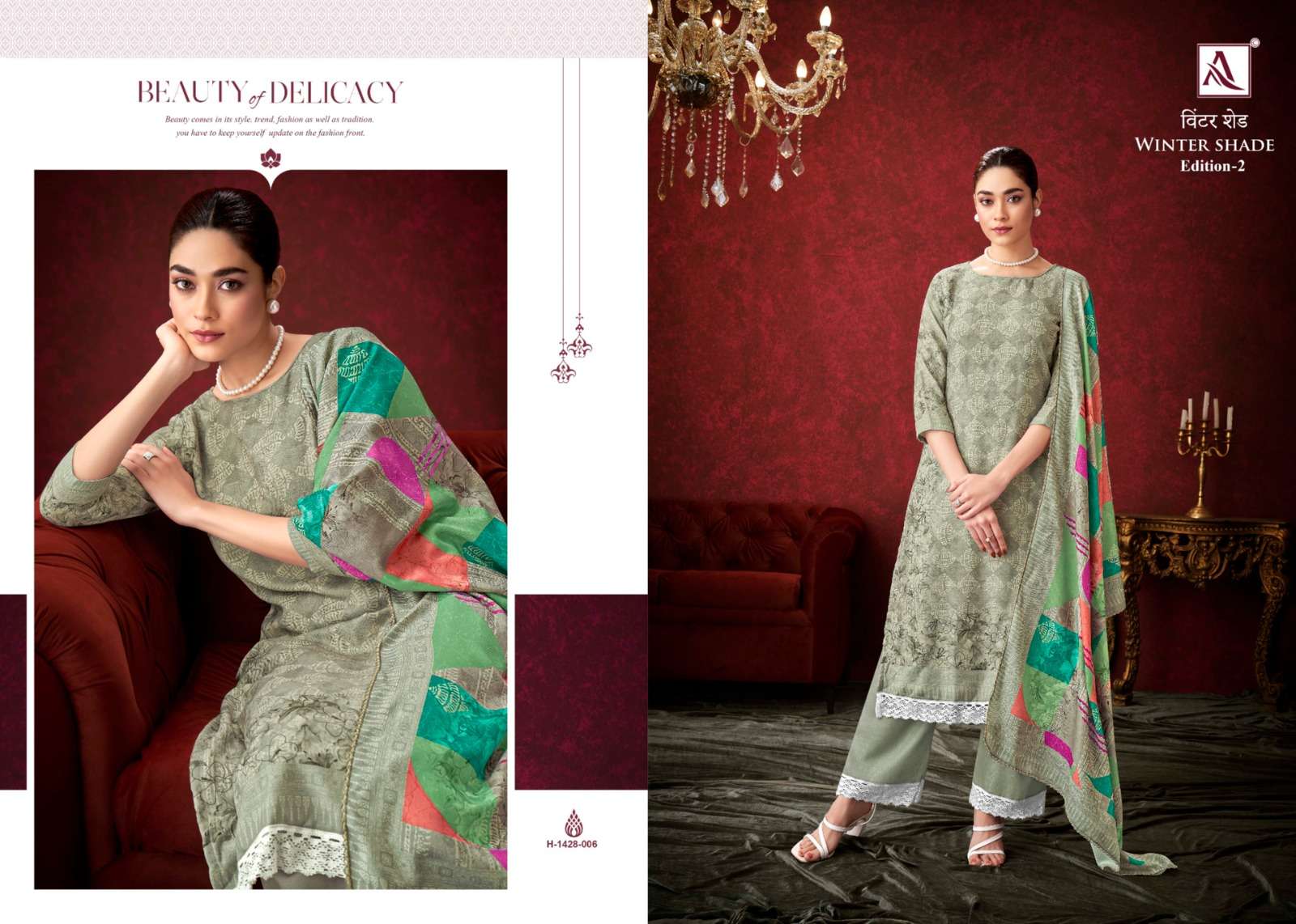 ALOK SUITS WINTER SHADE VOL 2