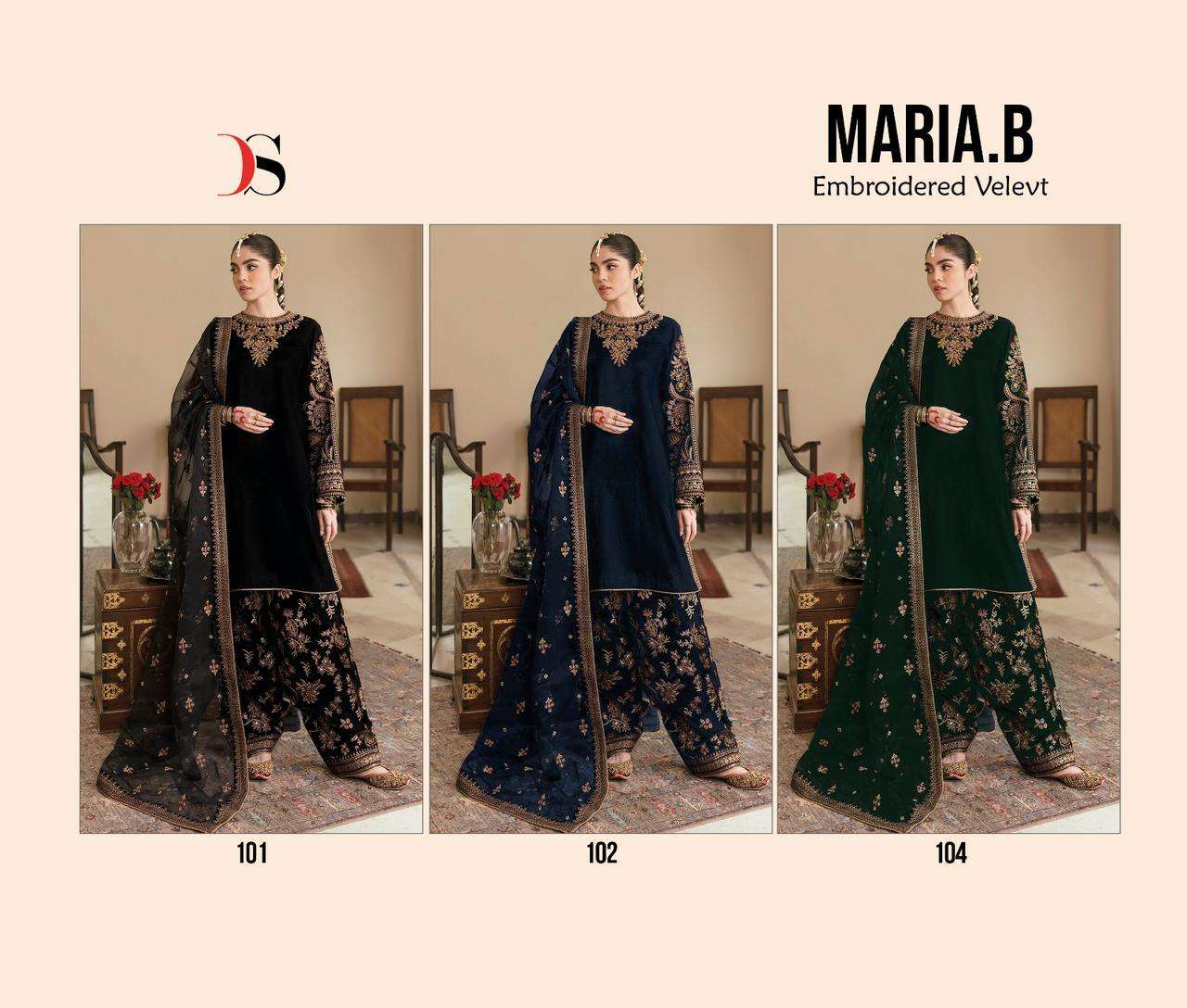 DEEPSY SUITS MARIAB EMBROIDERED 