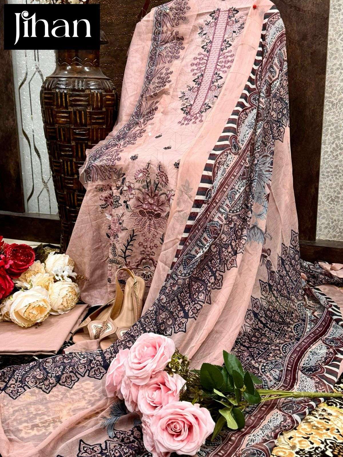  JIHAN CHEVRON LUXURY LAWN COLLECTION