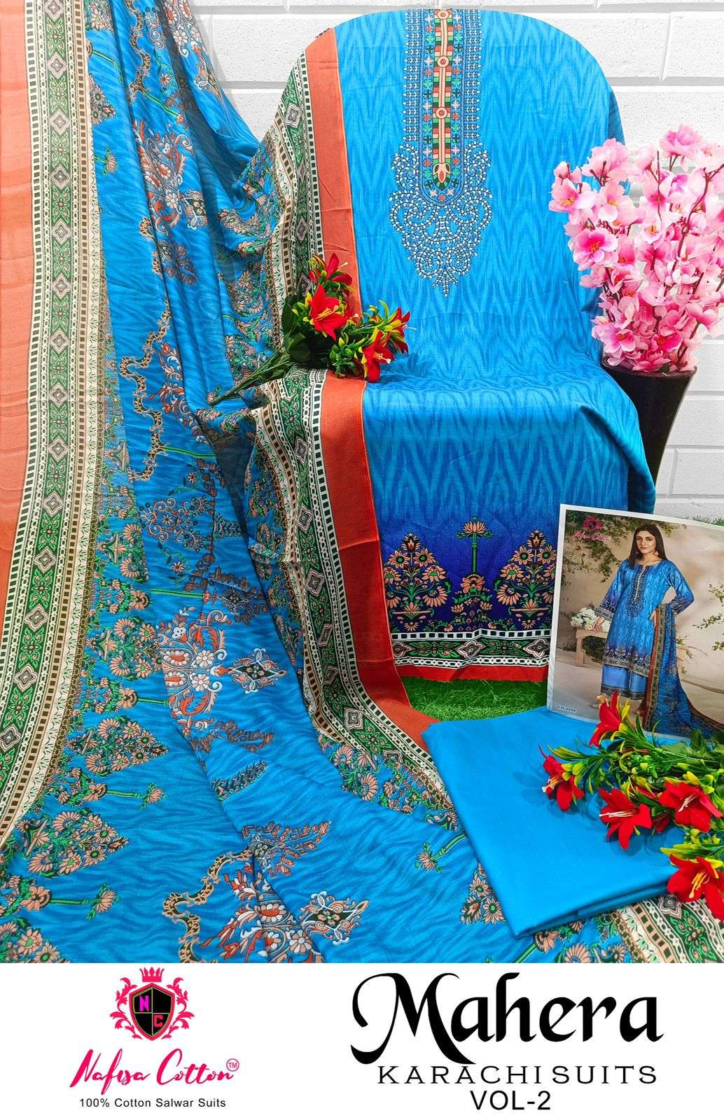NAFISA COTTON MAHERA KARACHI SUITS VOL 2