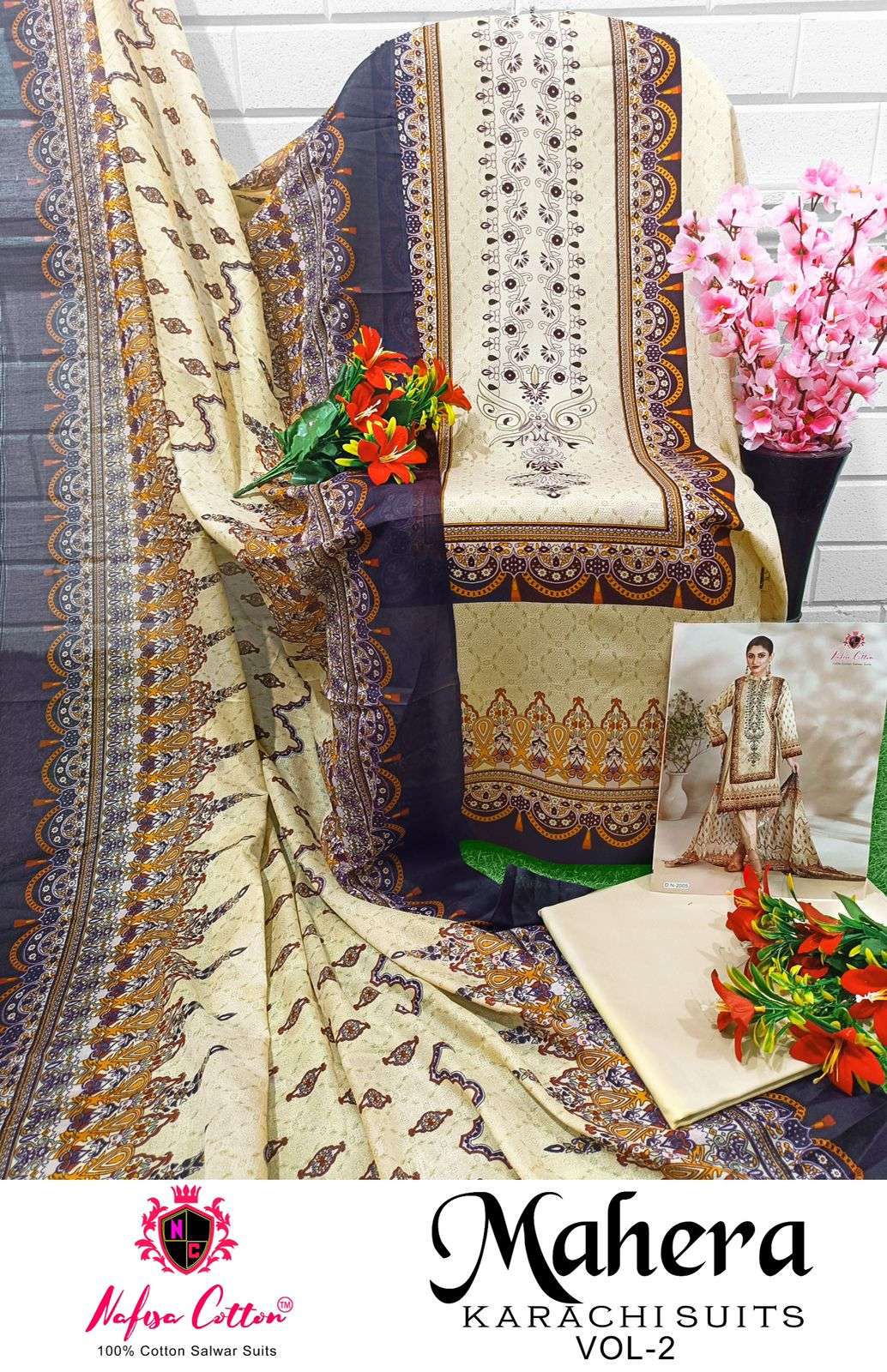 NAFISA COTTON MAHERA KARACHI SUITS VOL 2