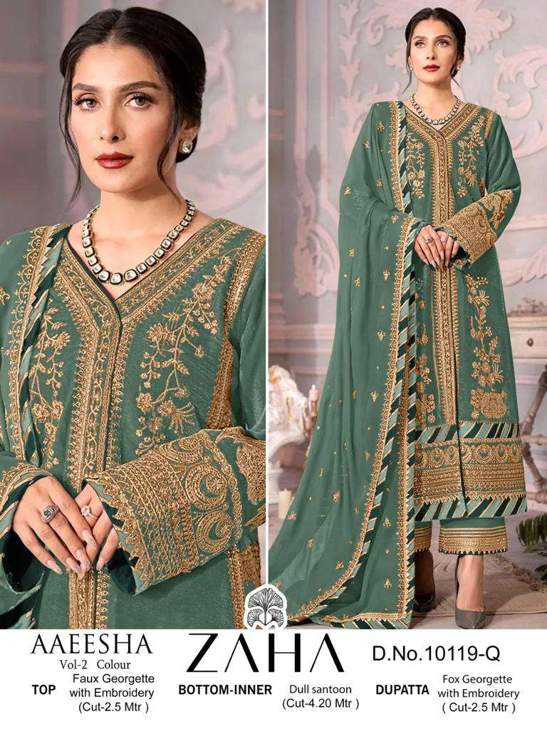 ZAHA AAEESHA VOL 2 D NO 10119 SERIES PQRS