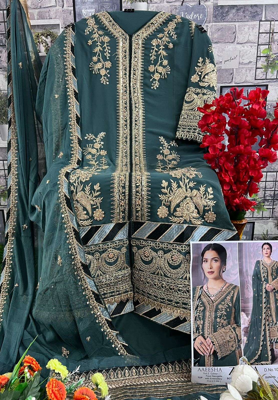 ZAHA AAEESHA VOL 2 D NO 10119 SERIES PQRS