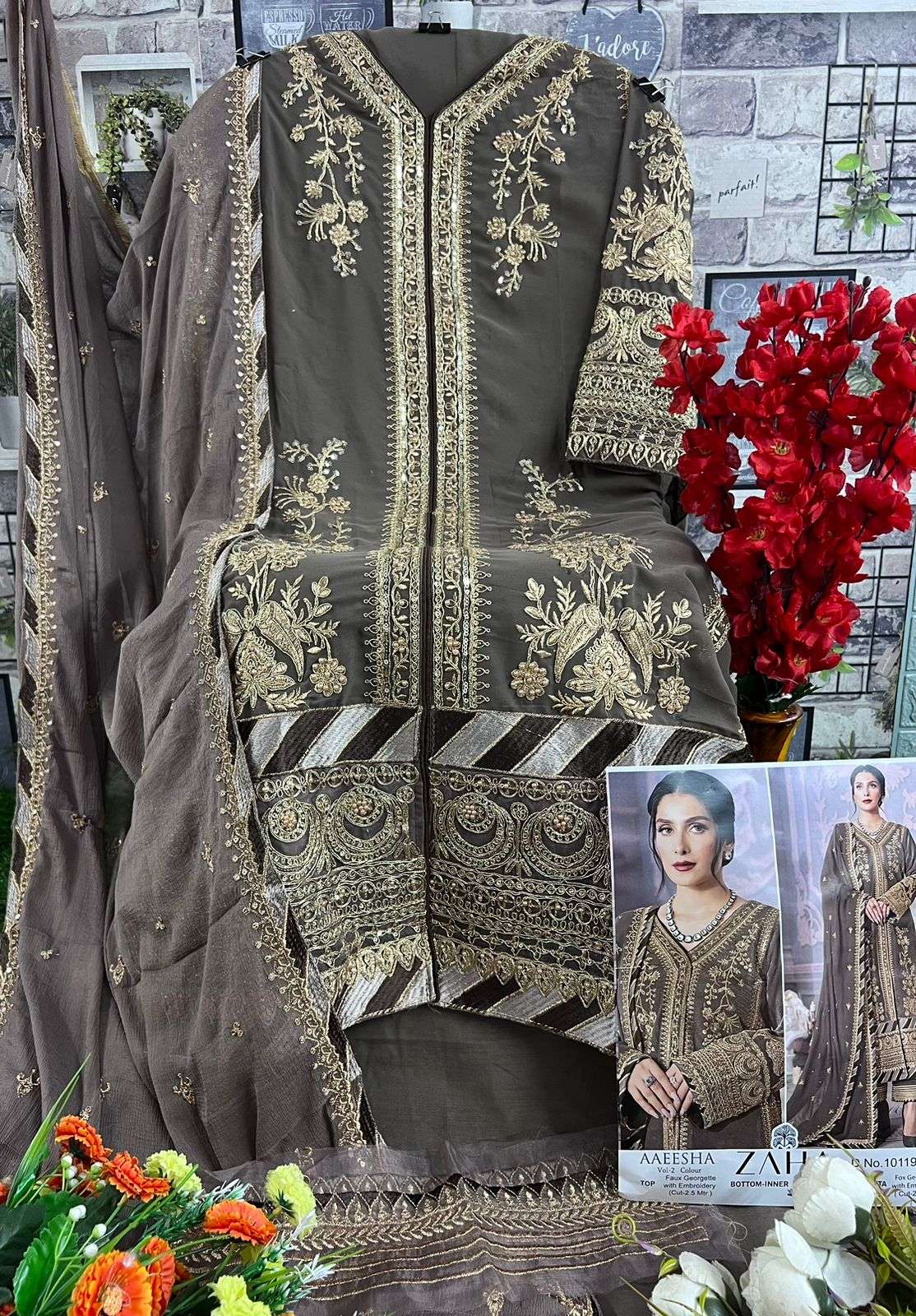 ZAHA AAEESHA VOL 2 D NO 10119 SERIES PQRS