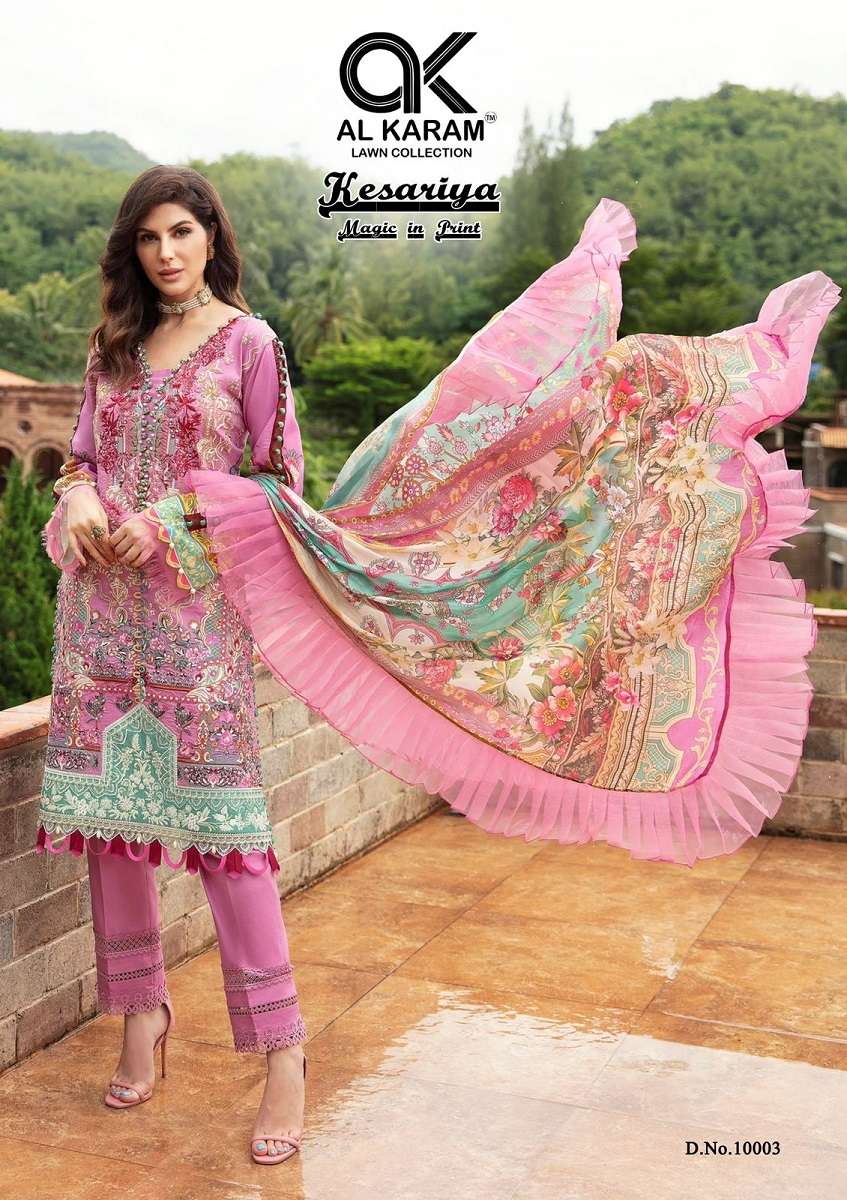 AL KARAM KESARIYA MAGIC IN PRINT VOL 10 READY MADE COLLECTION