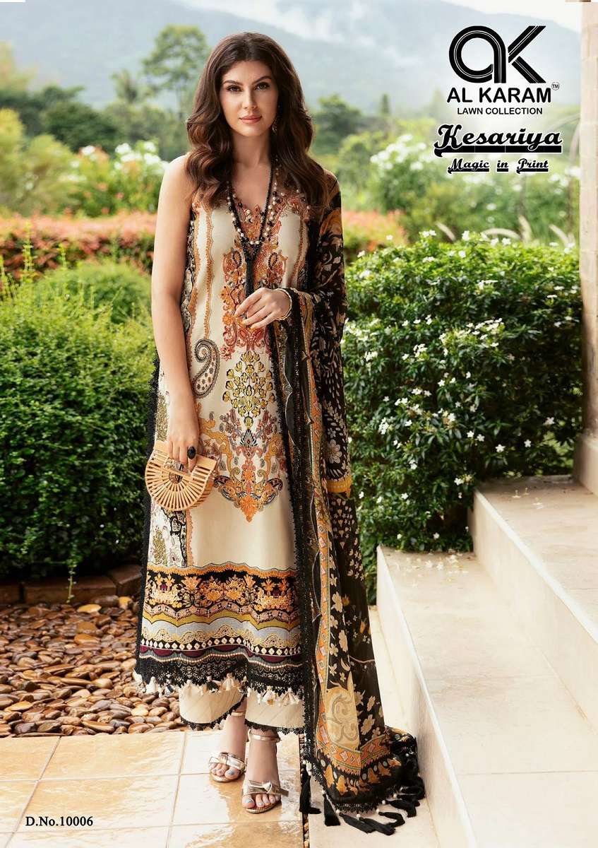 AL KARAM KESARIYA MAGIC IN PRINT VOL 10 READY MADE COLLECTION