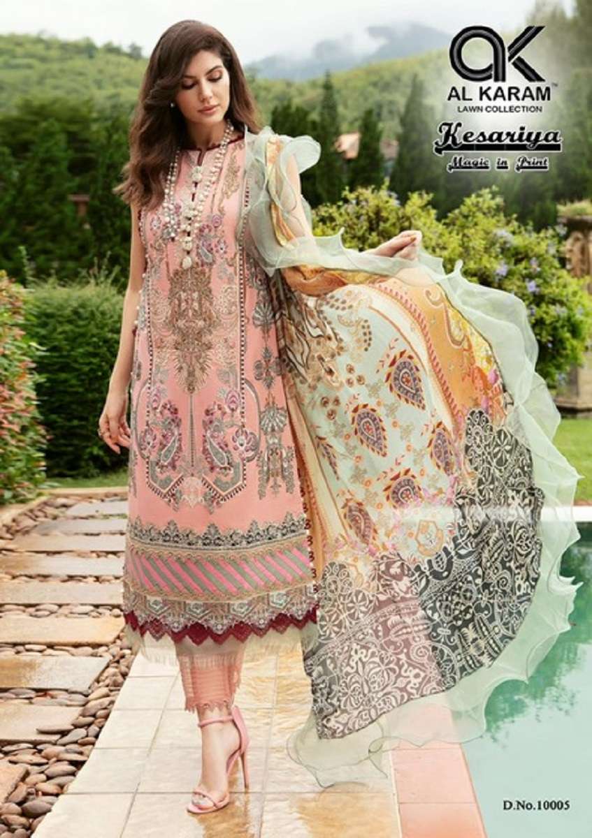 AL KARAM KESARIYA MAGIC IN PRINT VOL 10 READY MADE COLLECTION