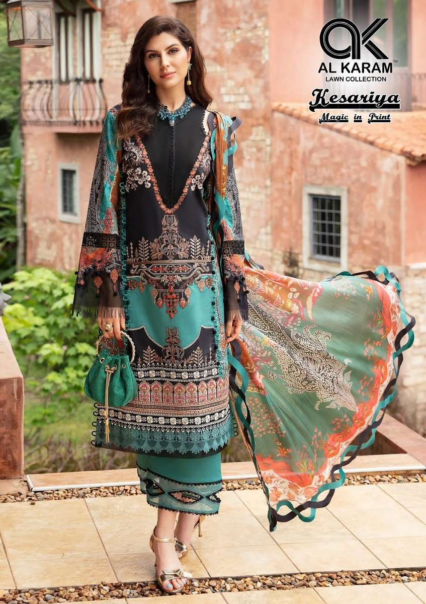 AL KARAM KESARIYA MAGIC IN PRINT VOL 10 READY MADE COLLECTION