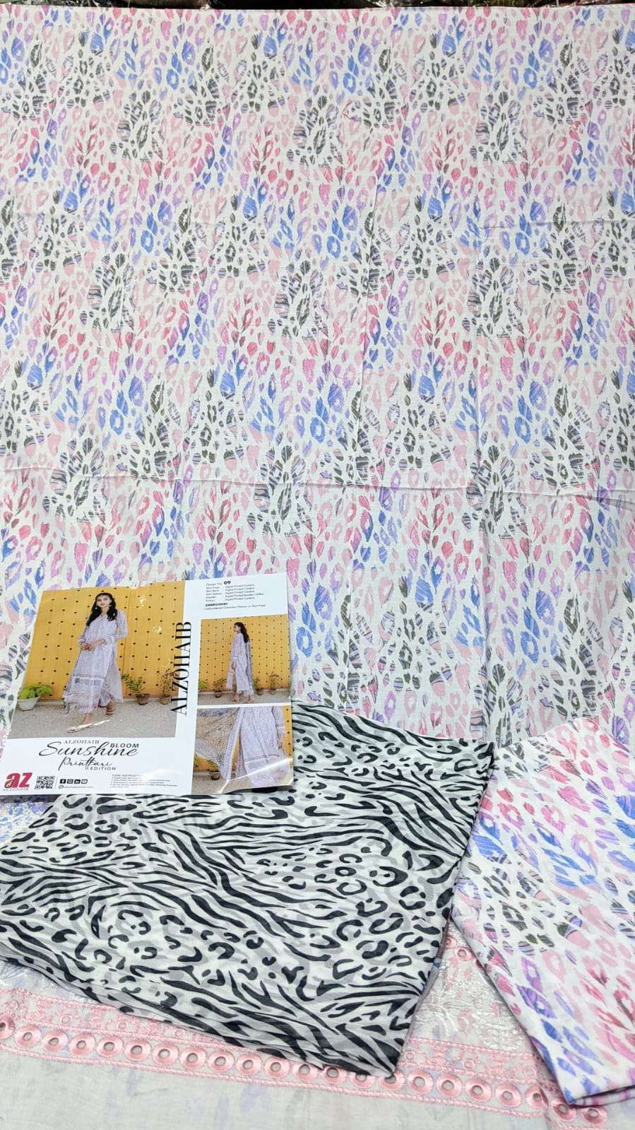 AL ZOHAIB EMBROIDERED LAWN COLLECTION 