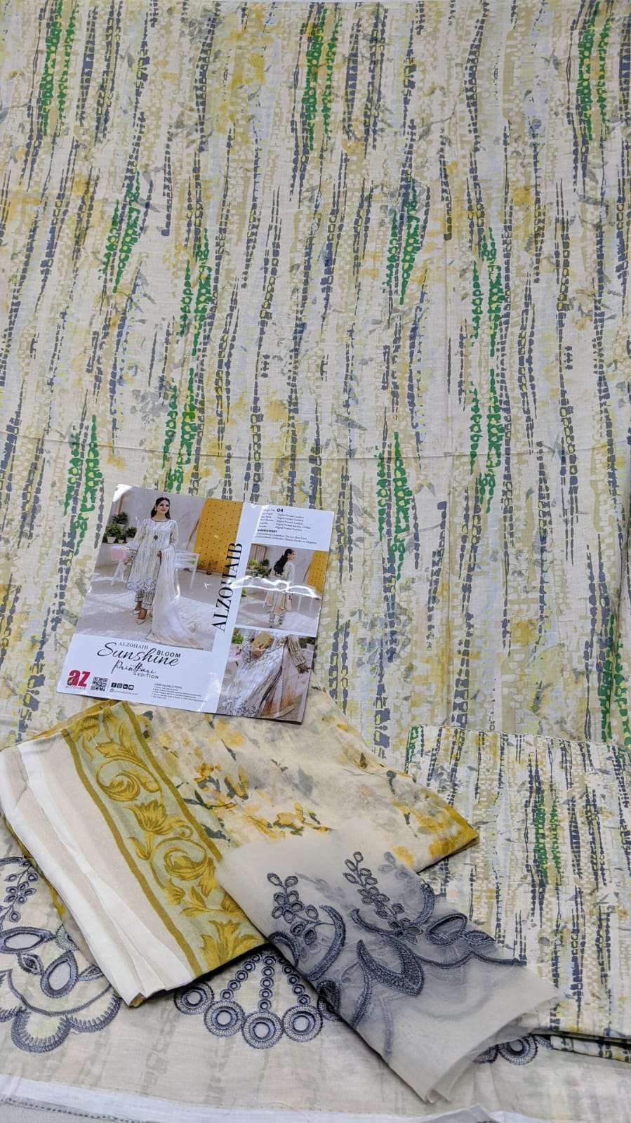 AL ZOHAIB EMBROIDERED LAWN COLLECTION 