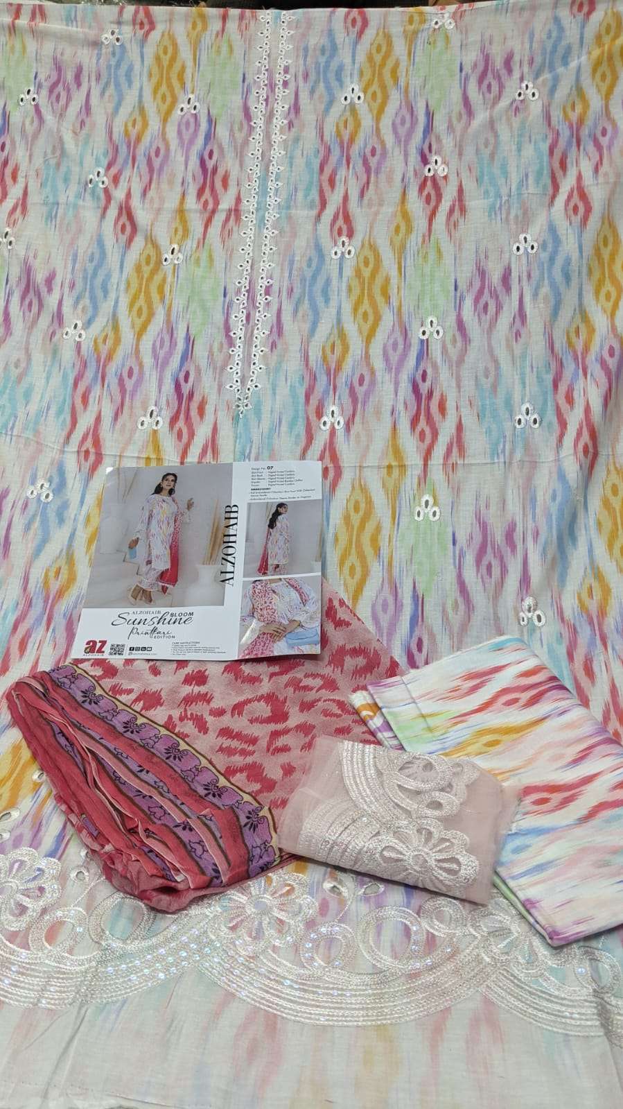 AL ZOHAIB EMBROIDERED LAWN COLLECTION 