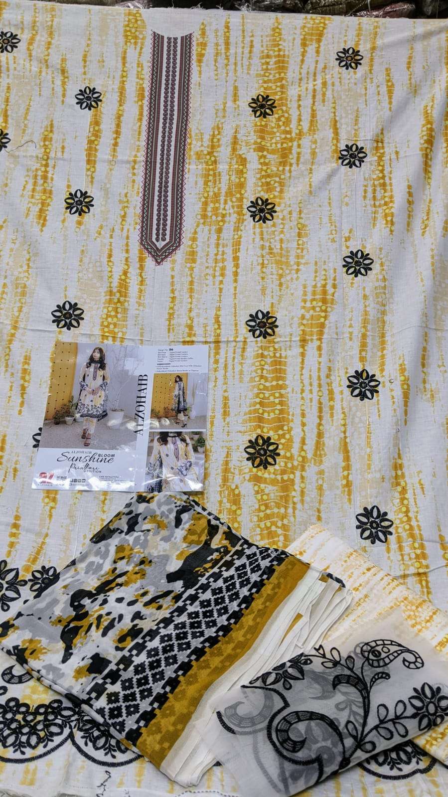 AL ZOHAIB EMBROIDERED LAWN COLLECTION 