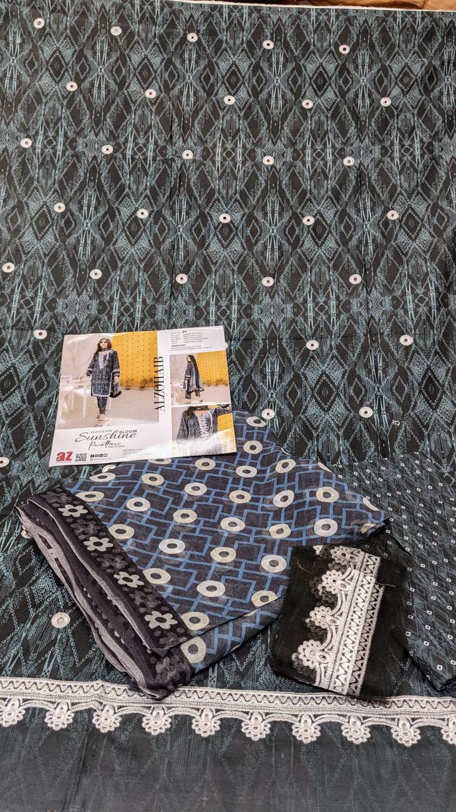 AL ZOHAIB EMBROIDERED LAWN COLLECTION 