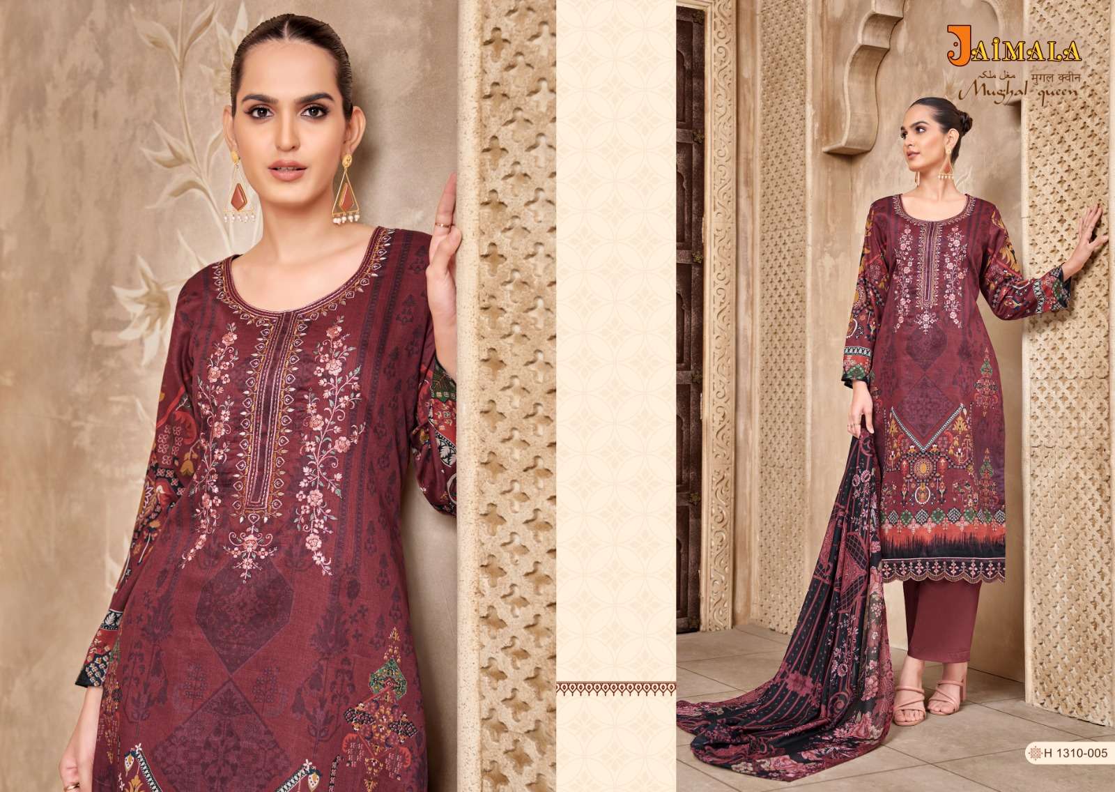 ALOK SUITS JAIMALA MUGHAL QUEEN