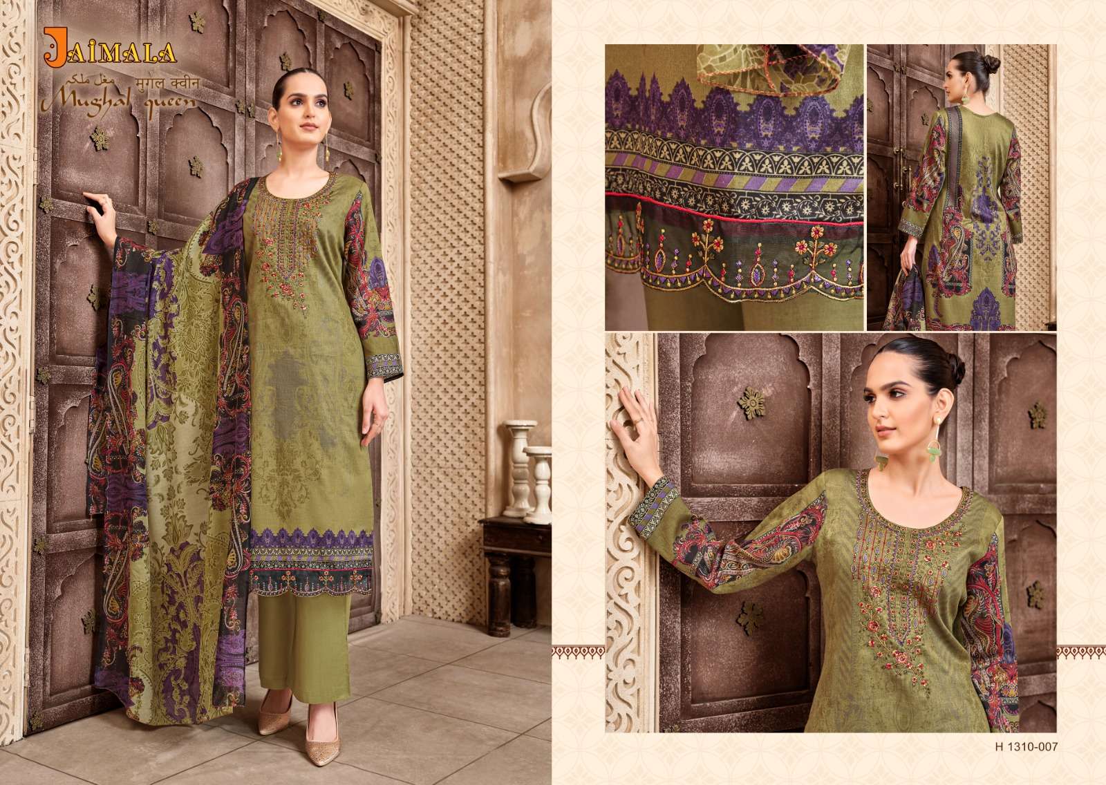 ALOK SUITS JAIMALA MUGHAL QUEEN