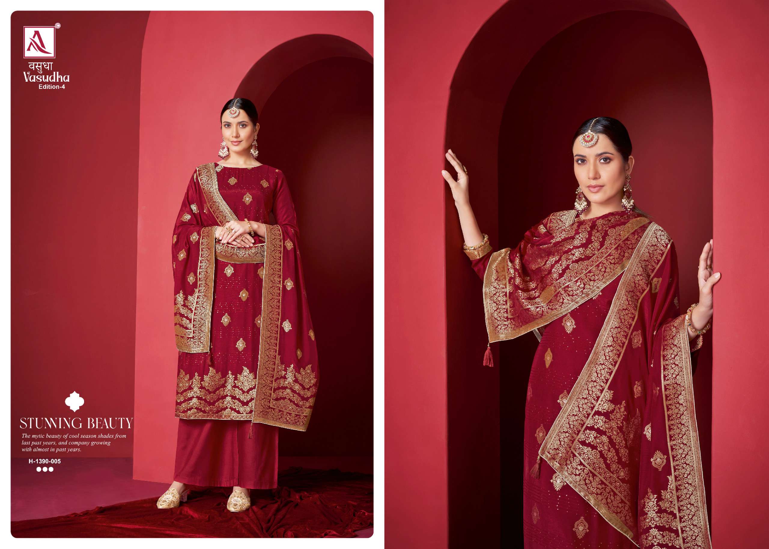 ALOK SUITS  VASUDHA EDITION 4 