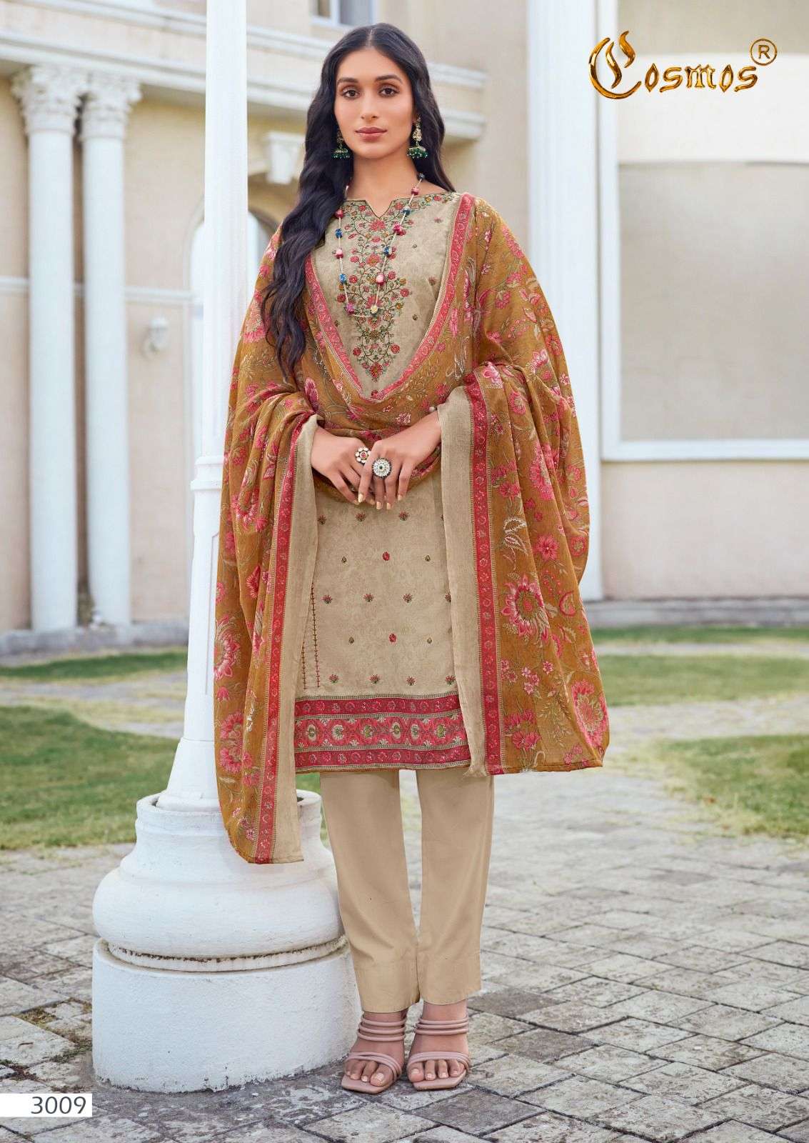 COSMOS FASHION NOOR EMBROIDERED VOL 3