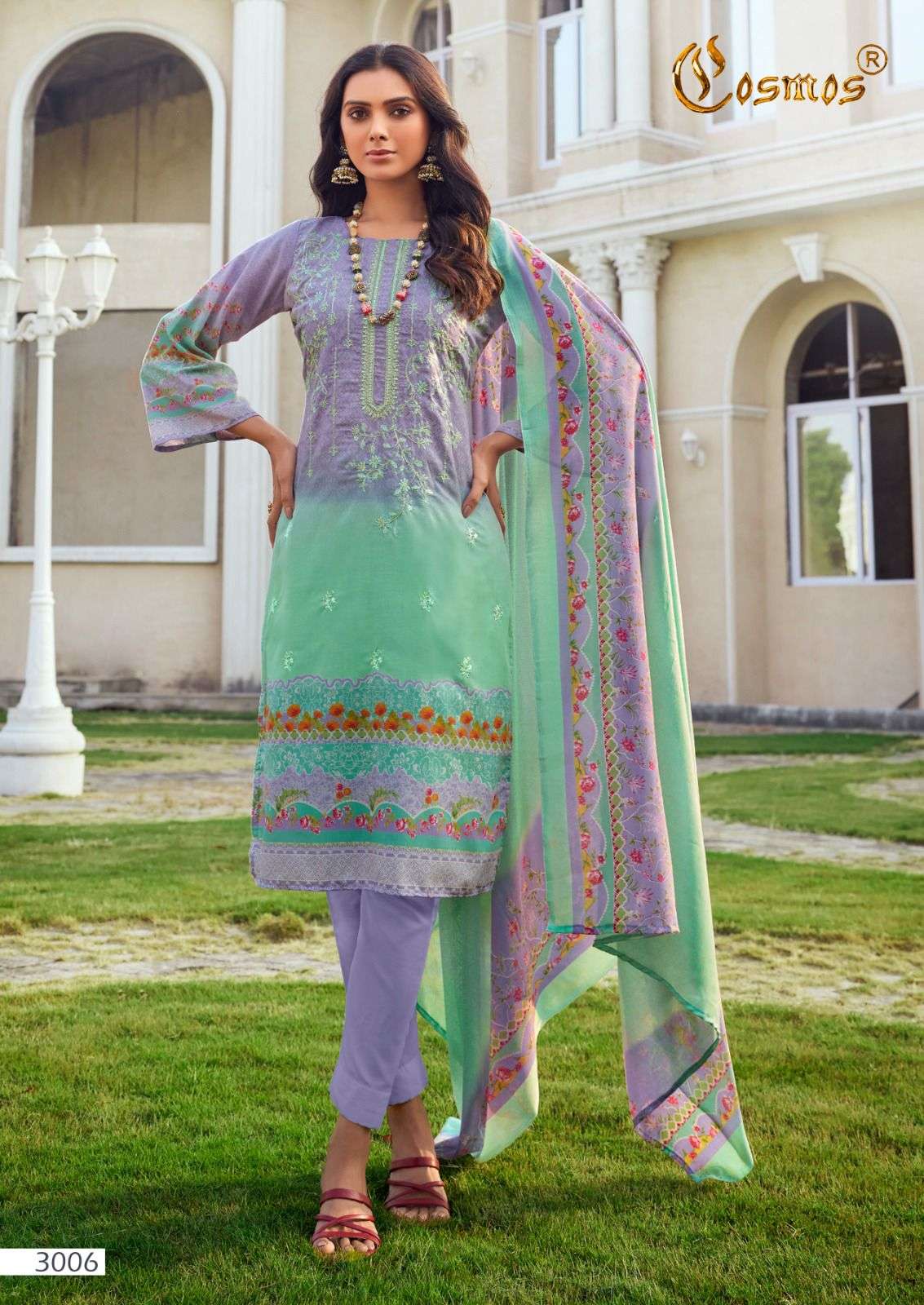 COSMOS FASHION NOOR EMBROIDERED VOL 3